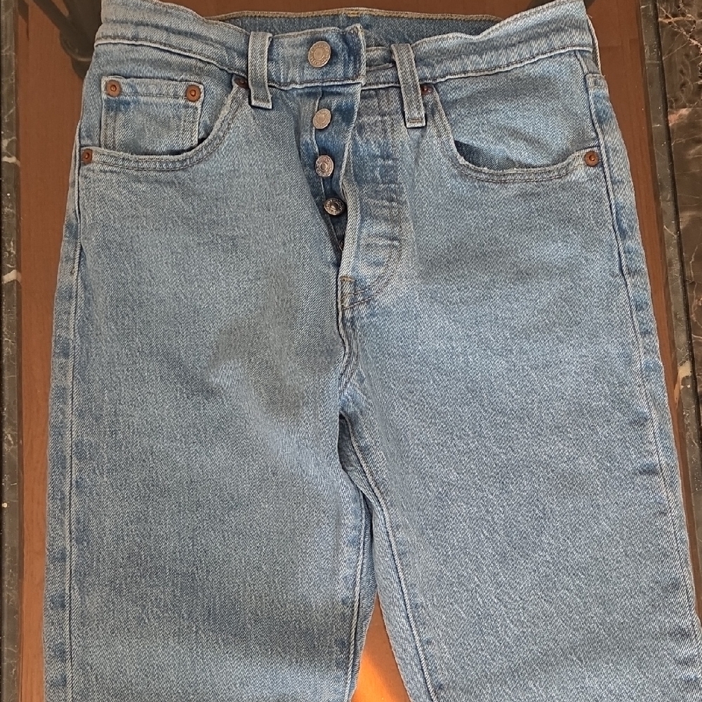 Levi's 501® Skinny Light Blue Denim Jeans